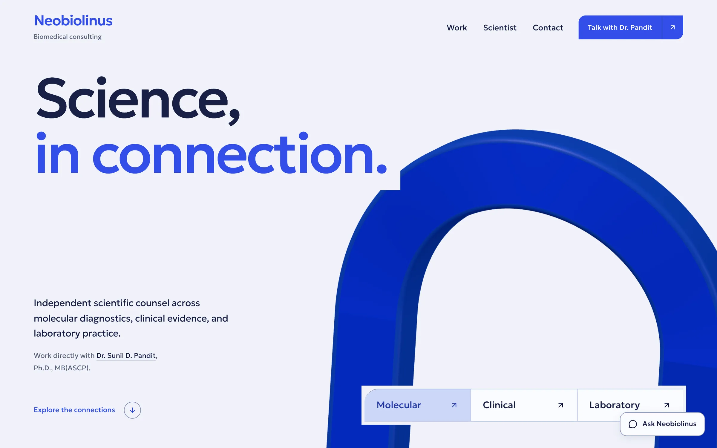 The NeoBioLinus website